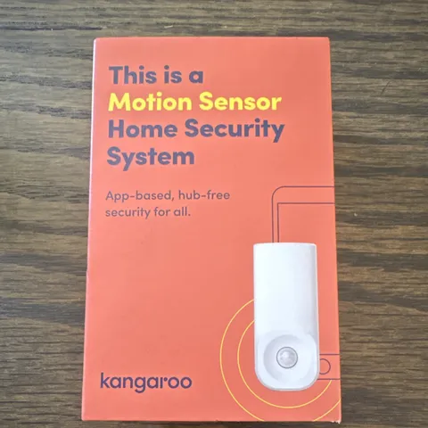 Kangaroo Wi-Fi Indoor Motion Sensor, Hub-Free App Alerts, White Instant Alert