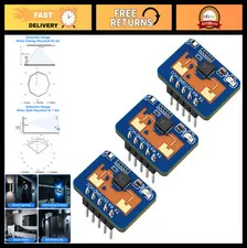 3 Pcs mmWave Human Presence Sensor Module, 6M Range, 60° Angle, UART/GPIO Output