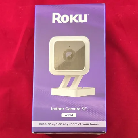 Roku Indoor Camera SE 1080p Wi-Fi White, Motion/Sound Detect, Color Night, 2-Way