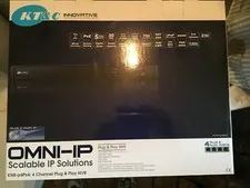 USED OMNI-IP Scalable IP Solutions 4 Channel Plug & Play NVR