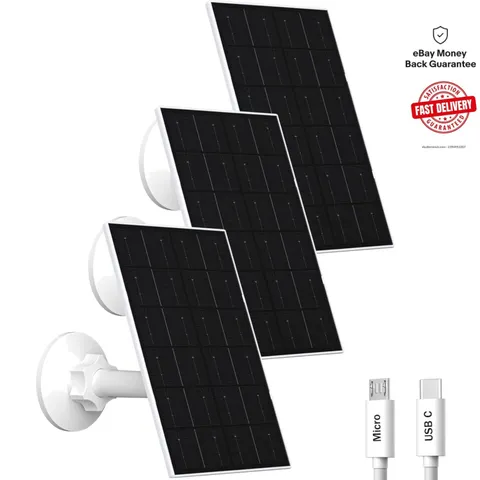 Ultimate Solar Panel Kit for Rechargeable Cameras - Adjustable & Durable
