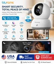 blurams Dog Camera 2.4GHz WiFi Pet Camera Color Night Vision Motion Tracking