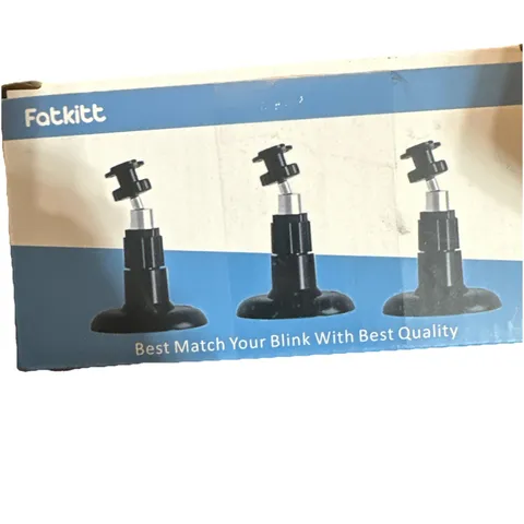 3 Fatkitt Camera Mounts, 360 Degree Adjustable Indoor/Outdoor Wall Mount, NEW