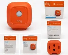Ring Jobsite Security Motion Sensor Wireless Indoor/Outdoor Orange