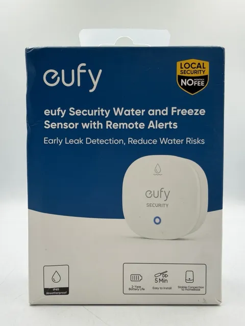eufy Security Water and Freeze Sensor with Remote Alerts Waterproof App Control