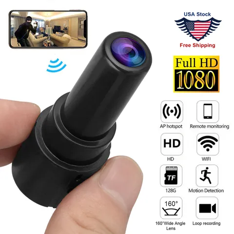 Wireless WiFi CCTV MINI IP 1080P HD Camera Smart Home Security Night Vision Cam