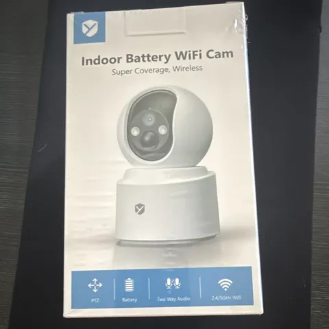 Yesyamo Y660 2.5K Indoor Battery Wi‑Fi PTZ Security Camera 2‑Way Audio
