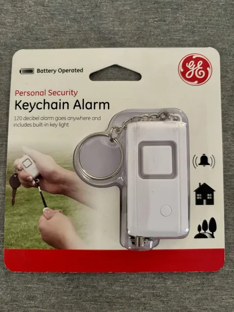  GE Personal Security Keychain Alarm,