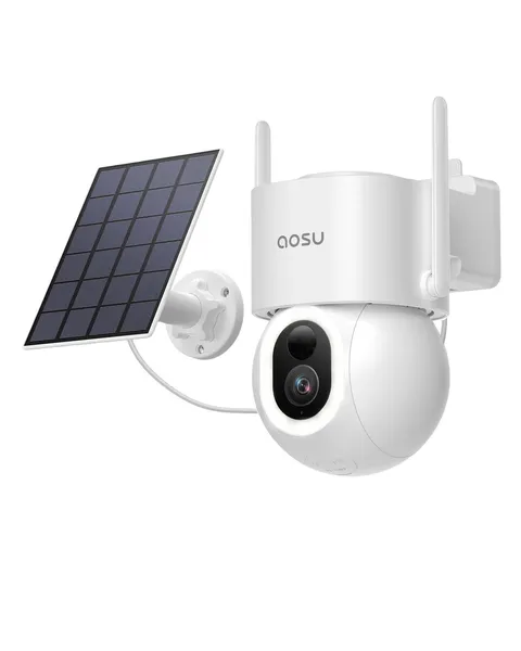 aosu SolarCam D1 Max, 3K Solar Security Camera Outdoor Wireless, No Subscription