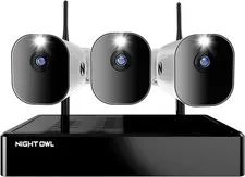 Night Owl 4K Wi-Fi NVR W/1TB Hard Drive & 3 Battery 1080P HD Spotlight Cameras™
