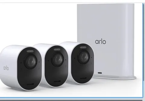 Arlo Ultra 2 Security Bundle w/ 3x Wireless 4K Spotlight Cameras & Base Station