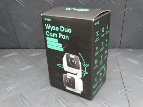 Wyze Pan Cam Duo Dual Cam In/Outdoor Plug-in 2K Security Camera w/ Pan/Tilt/Zoom
