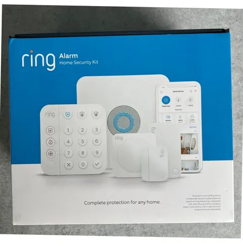 NEW SEALED Ring Alarm Home Security System 8-Piece Kit White Alexa Wireless
