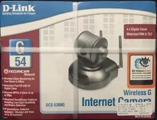 DLink DCS5300 10/100 Pan/Tilt Network Internet Camera
