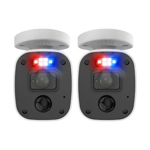 Swann PRO-4KMQB 4K Enforcer Bullet CCTV Camera Flash Lights Siren Audio DVR 5680