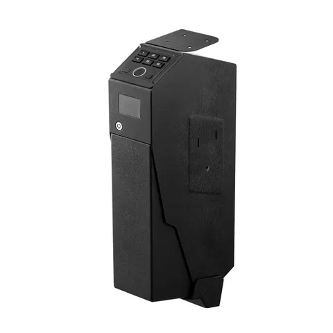 Uimoso Gun Safe Slider with Fingerprint, Keypad,andKey Access for Pistol Storage