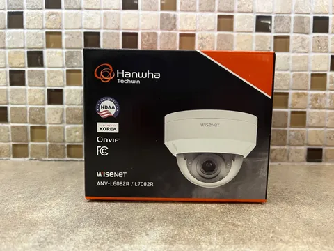Hanwha Vision ANV-L7082R 3.3–10.3mm Varifocal Lens 4MP IR Vandal Dome Camera