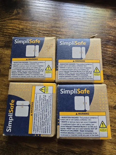 SimpliSafe Door Window Magnetic Entry Sensor ES3 (Gen 3)  4-Pack - Brand New