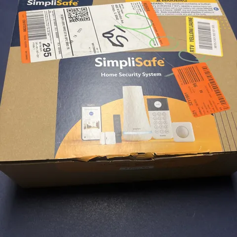 SimpliSafe Smart Home Security System (7-Piece Kit) – Base Station, Keypad-NEW