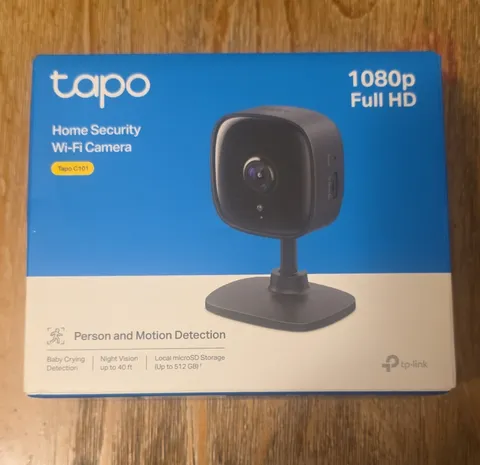 Tapo C101 Indoor Wi-Fi IP Camera 1080p Night Vision Motion 2-Way Audio