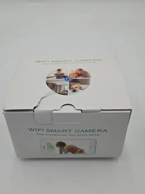 Open Box WiFi Smart Camera Indoor Security Baby Pet Monitor Black