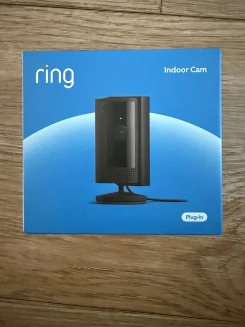 Ring Indoor Cam 2nd Gen Plug-In 1080p HD WiFi Security Camera Black Ships Free