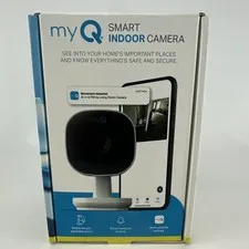 myQ Smart Indoor Camera 1080P USB Powered Night Vision Factory Sealed