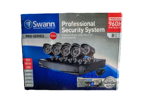 NEW Swann 8-Channel 8-Camera Pro Series DVR 1TB HDD Remote Viewing