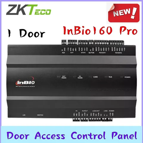 ZKTeco Tcp/Ip InBio160 Pro Door Access Control Panel 256MB Flash Memory 32 bit