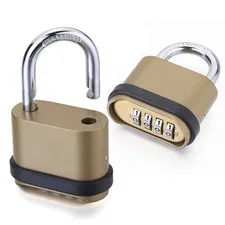 4Digit Code Password Padlock Waterproof Own Number Combination Lock Door Cabinet