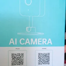 AI Camera Wireless Wi-Fi IP/Network Indoor Surveillance Camera, Color, Green