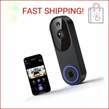 Lunelyx 1080P Wireless Video Doorbell Camera, Outdoor Surveillance Cameras, FHD