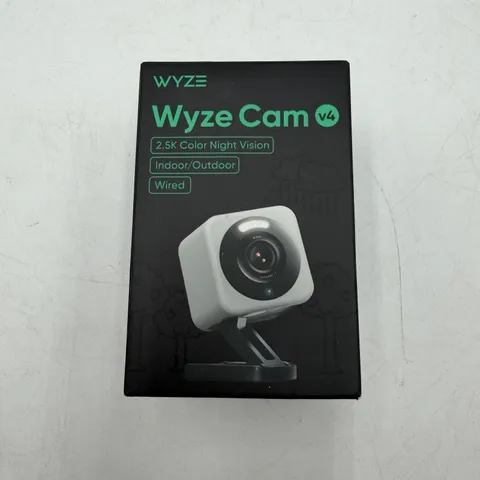 WYZE Cam v4 2.5K HD WiFi Smart Home Security Camera Sealed