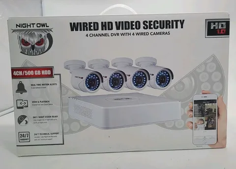 NEW OPEN BOX Night Owl Security System WMBF-445-720