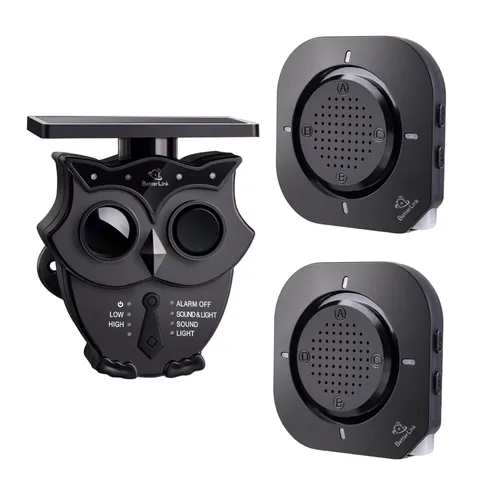 1/2 Mile Long Range Solar Wireless Driveway Alarm System 2R1S