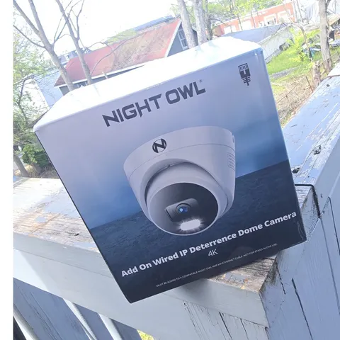 Night Owl 4K Wired PoE Dome Camera, Spotlight, Wide Angle, Indoor/Outdoor