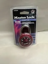 Master Lock 1530DCM Combination Lock Brand New Sealed Red Combo Anti-Shim