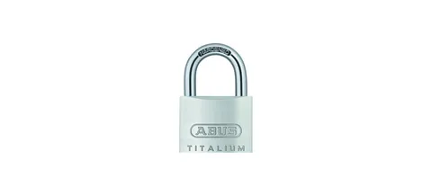 Abus Titalium Padlock 1"W, 3/16"D Shackle, 1/2" Vertical, Keyed Diff