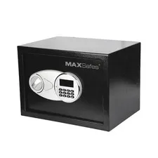 MAXSafes 0.5 cu. ft. Hotel and Office Safe Electronic Keypad Lock Access, Black