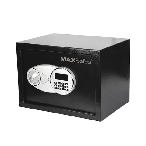 MAXSafes 0.5 cu. ft. Hotel and Office Safe Electronic Keypad Lock Access, Black