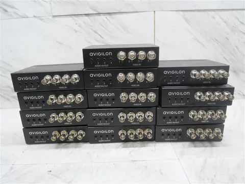 LOT of 13 Avigilon ENC-4P-H264 Analog-to-Digital Video Encoders!