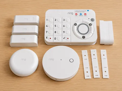 Ring Home Security Window System and Ring CO Smoke Detector Bundle Untested