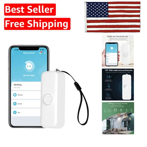 Secure Your Home with Wireless Motion Sensor & Alexa Voice Commands - 1-Pack
