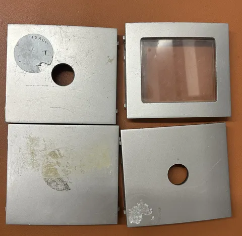 aiphone assorted module panels (GT-OP2, GT-OP3, GP-OP4). USED. front panels only
