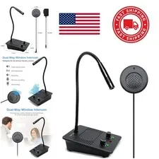 Anti Interference Window Intercom System for Hospitals and Clinics Easy Setup