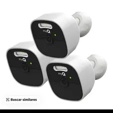 myQ Outdoor Battery Camera 3-Pack 2K Color Night Vision Spotlight Wi-Fi
