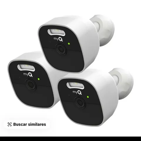 myQ Outdoor Battery Camera 3-Pack 2K Color Night Vision Spotlight Wi-Fi