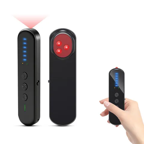 Hidden Camera Detector, 4-in-1 AI Chip Anti Spy Bug Finder with Vibration Doo...