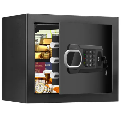 1.8 Cubic Feet Small Fire Safe Box for Home, Fireproof Lock Box, Security Mon...