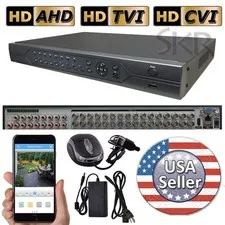Sikker 32 Channel standalone DVR Recorder TVI CVI AHD Security Camera System